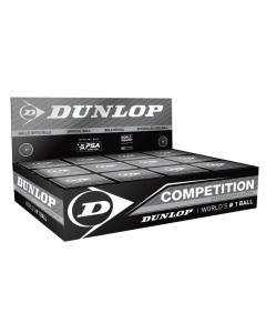 Dunlop Competition (single yellow dot) - 1 dozen single ball boxes