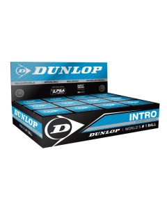 Dunlop Intro (black ball 12% larger) - 1 Dozen single ball boxes