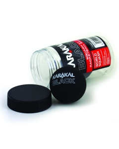 Karakal Black Competition Racketball Balls - 2 ball tube